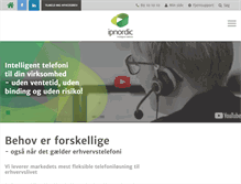 Tablet Screenshot of ipnordic.dk
